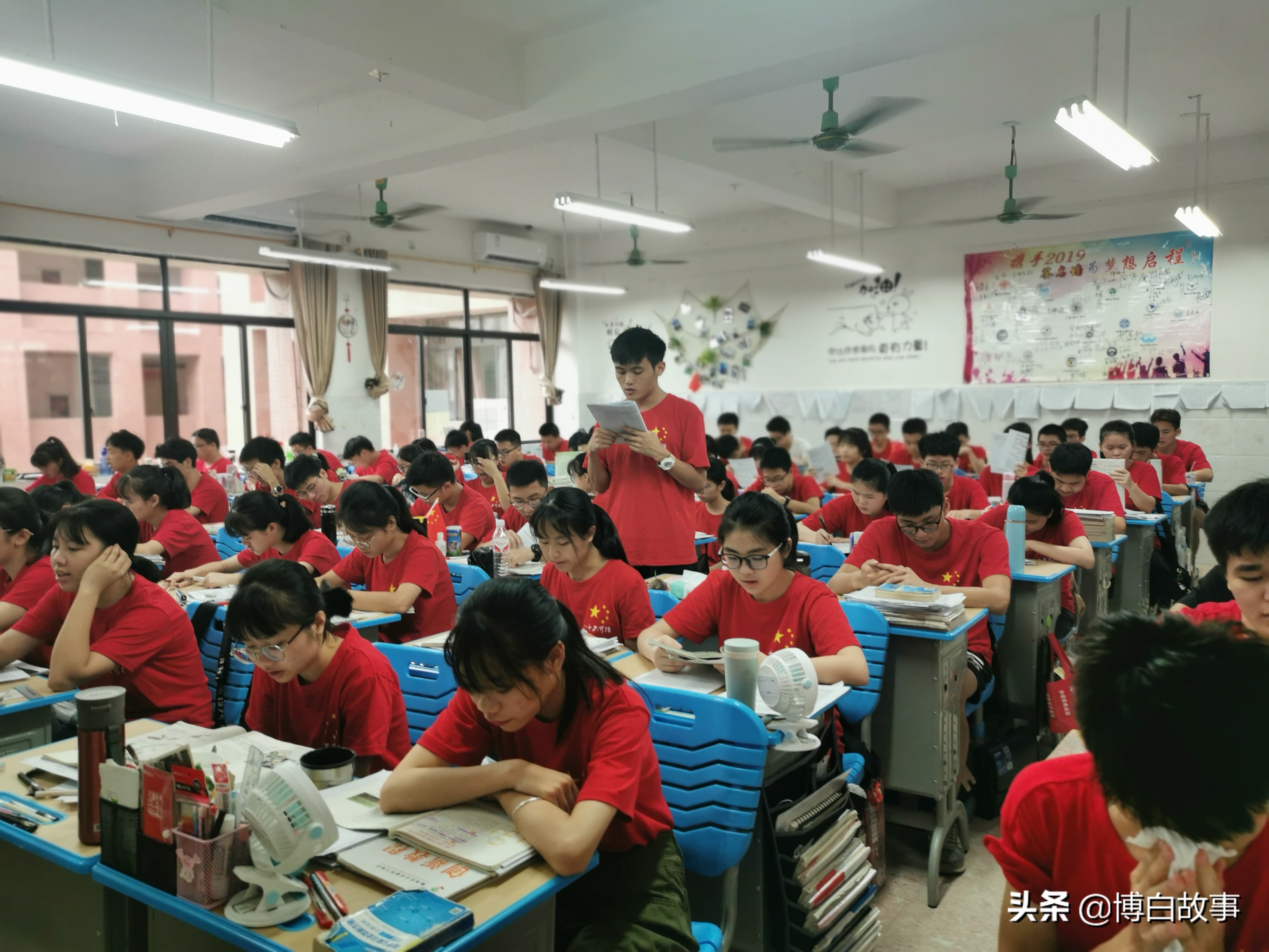 广西博白县中学做了大量工作，确保考生以最佳状态参加高考