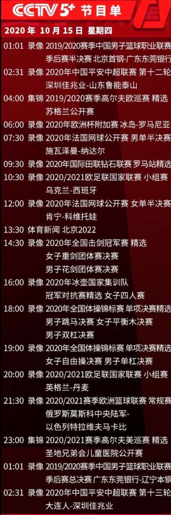 cba季前赛哪里看录像(CCTV5/5 今日节目单:直播CBA季前赛(山西-辽宁))