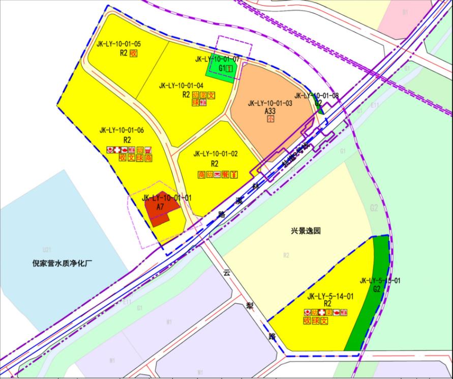 昆明经开区倪家营三组城改项目调规，住宅区配套从5个变28个