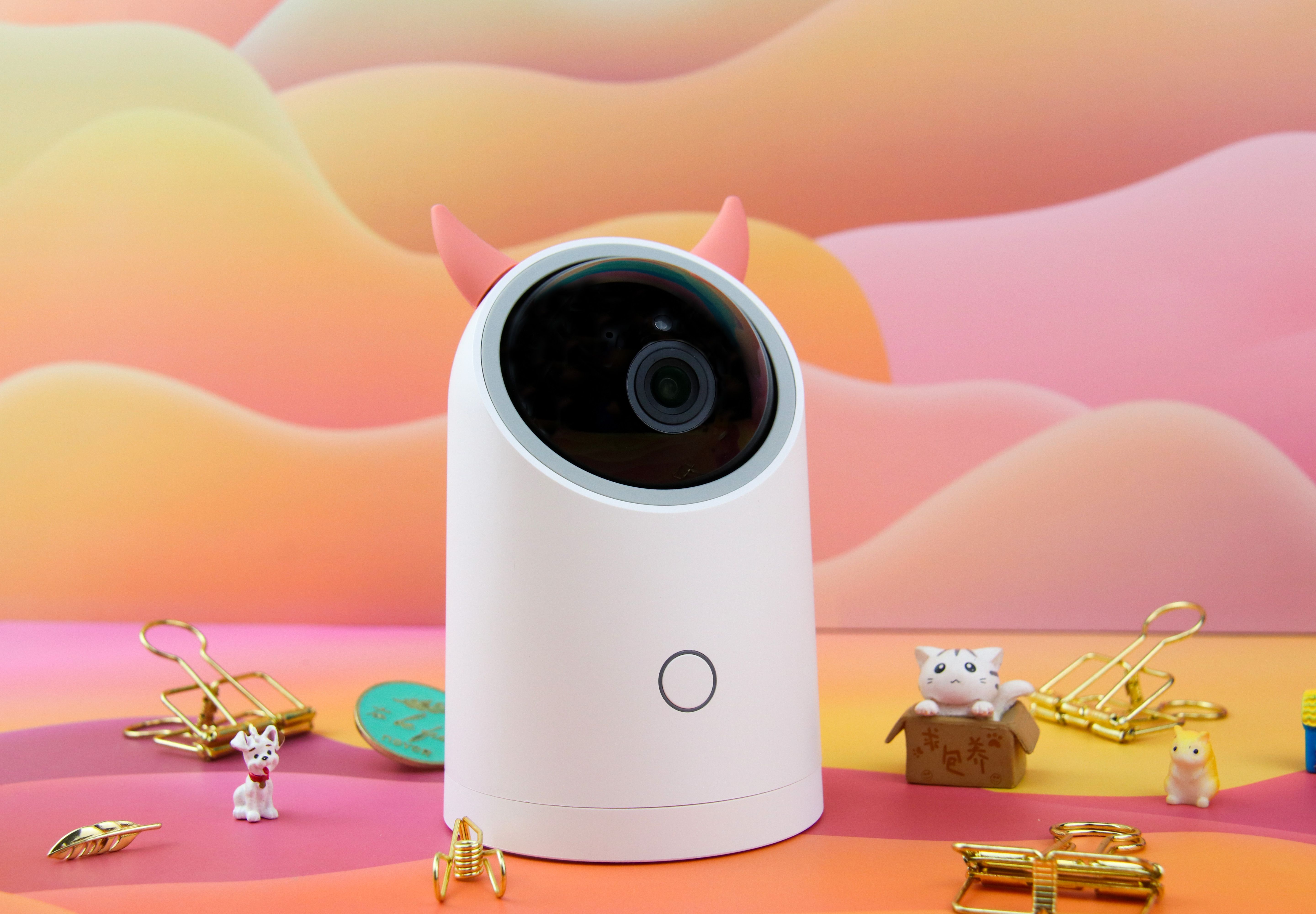 华为智选 海雀AI全景摄像头 2K版，全方位守护家居安全