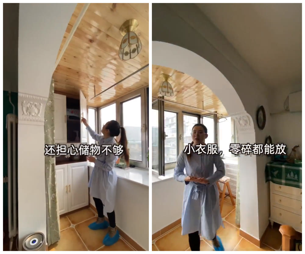 她带儿子住进45㎡学区房：两室无厅老破小变2室2厅，拯救奇葩户型