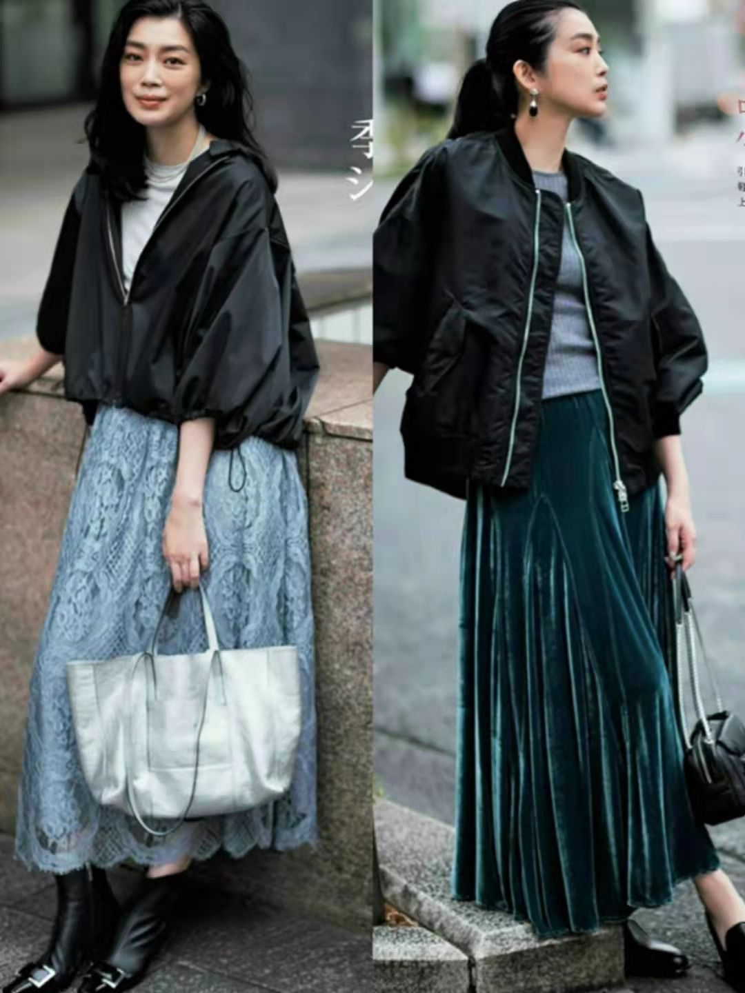 秋季穿衣流行“露腰不露腿”，日系熟女亲自示范，优雅到骨子里