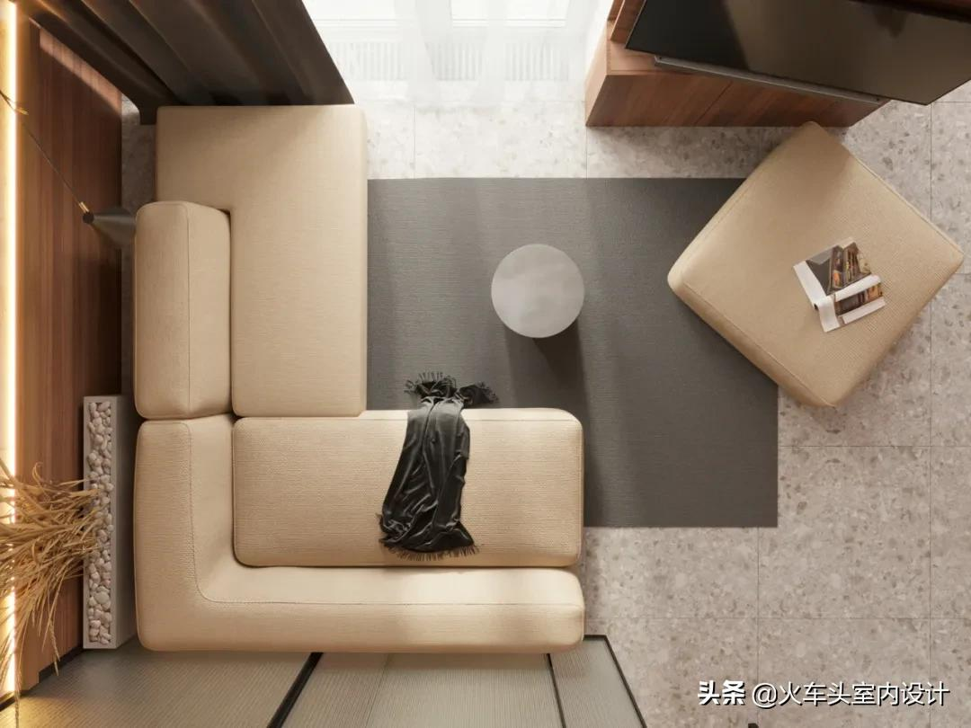 45㎡，舒适的单身公寓