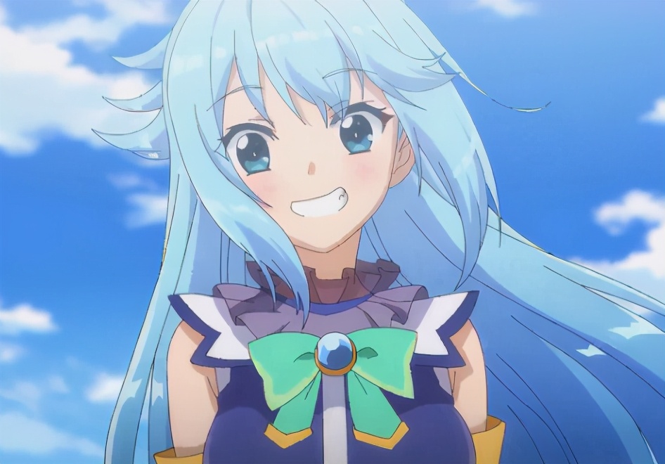 动漫美少女图片冰蓝色长发图片(如果真爱有颜色) - 赤虎壹号