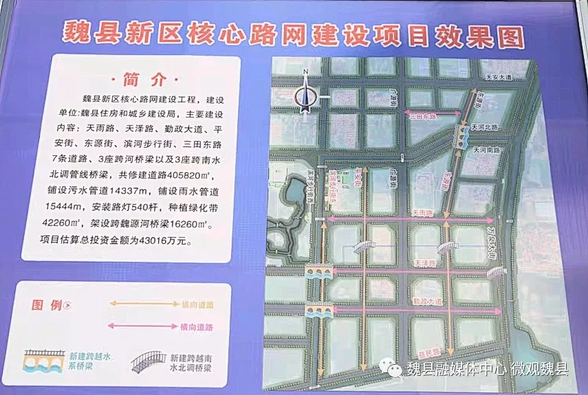 邯郸魏县：投资22.19亿元的六个城建重点项目集中开工