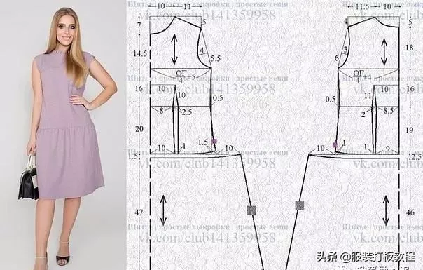 9款半身裙和连衣裙的裁剪图才智服装