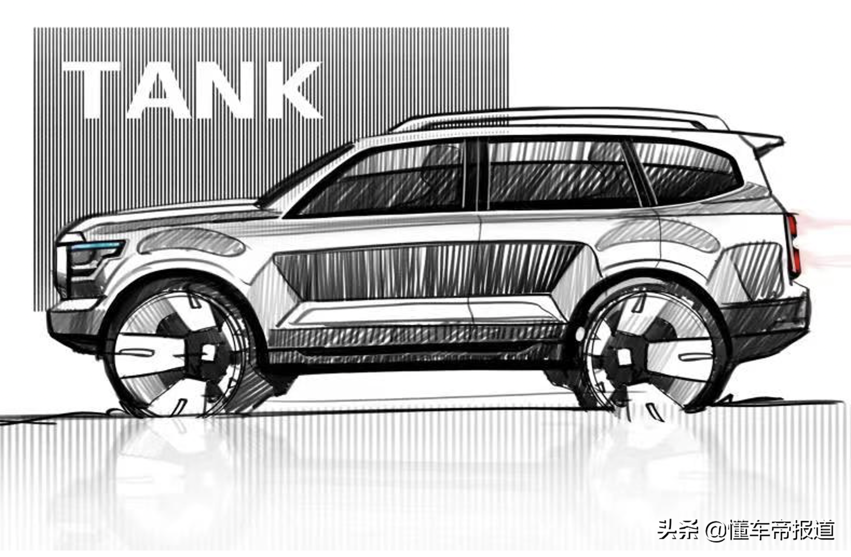 新车｜外观酷似陆巡，豪华不输奔驰？坦克600或将于7月25日下线