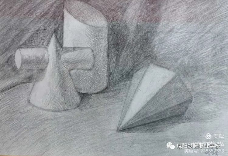 咸阳梦圆职业学校——学生绘画作品展