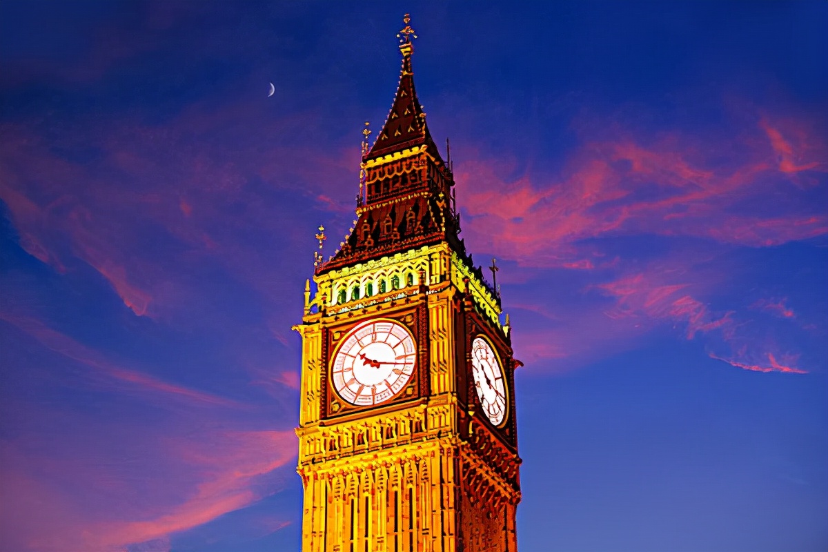 大本钟:英国美丽的地标,哥特式的建筑优雅而又迷人