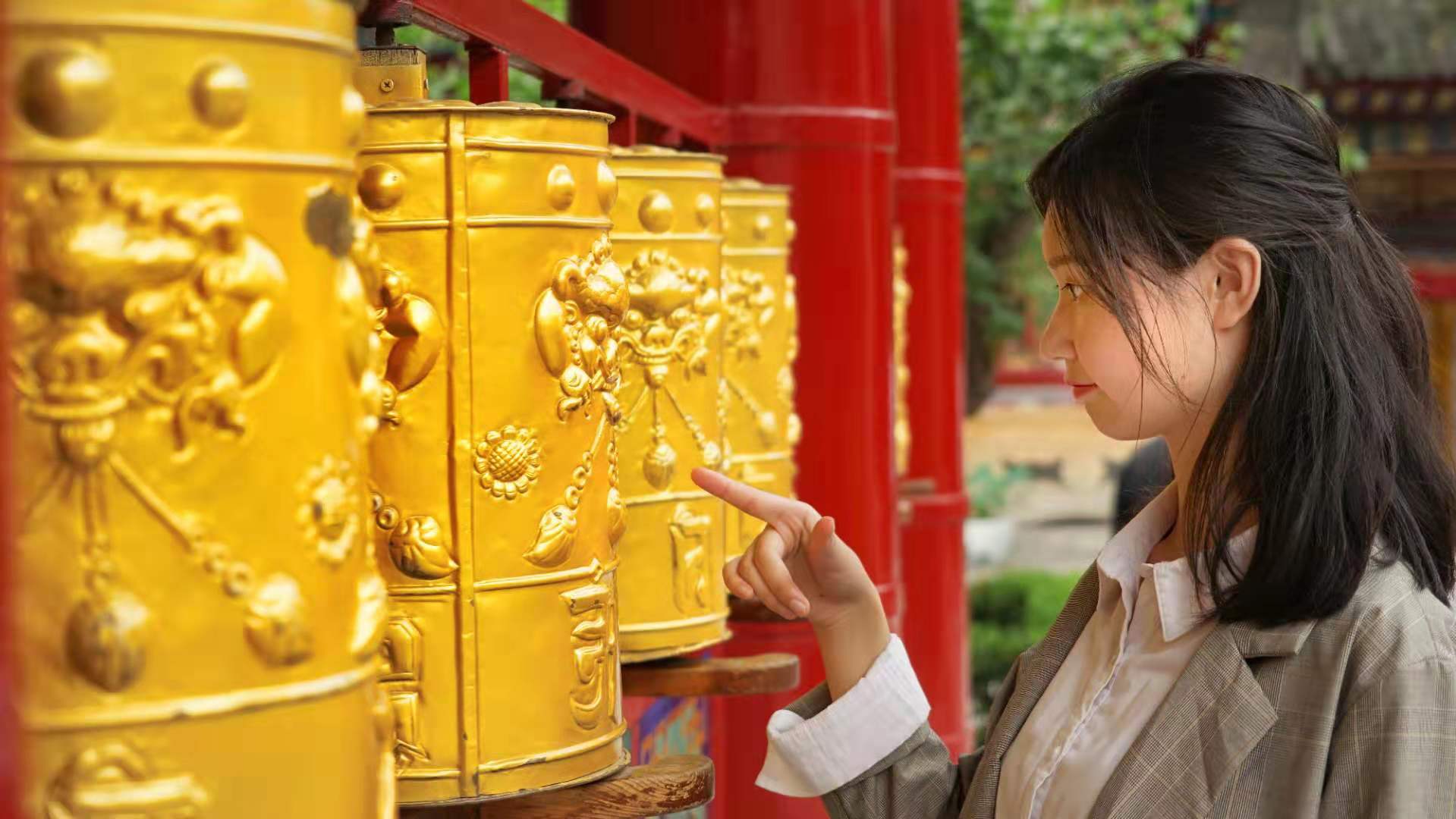 西安广仁寺,进去像西藏,出门在西安神秘的广仁寺