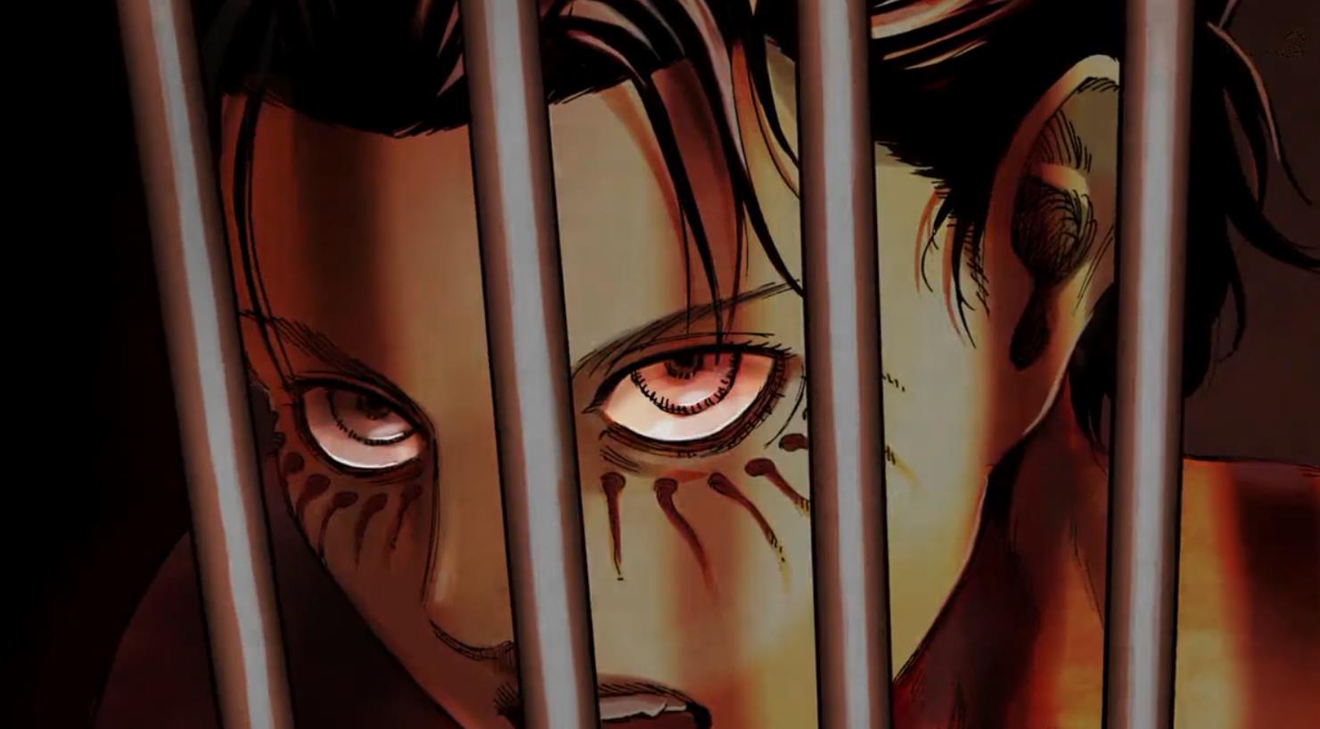 进击的巨人:第三季完结,艾伦头发变长变帅,但是内心却冷了