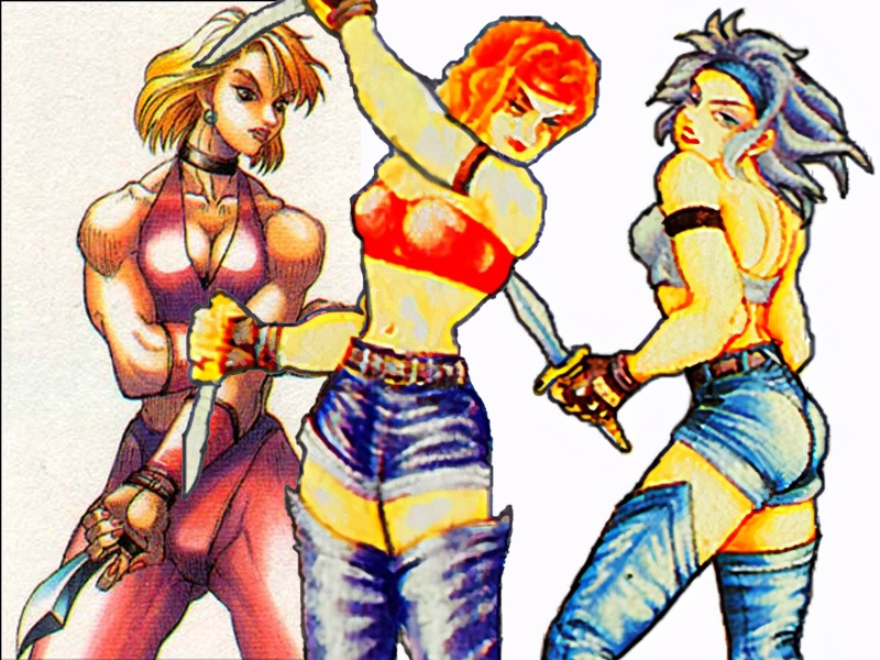 经典游戏《快打旋风》那些风姿绰约的女杂兵，毒药勉强排第三