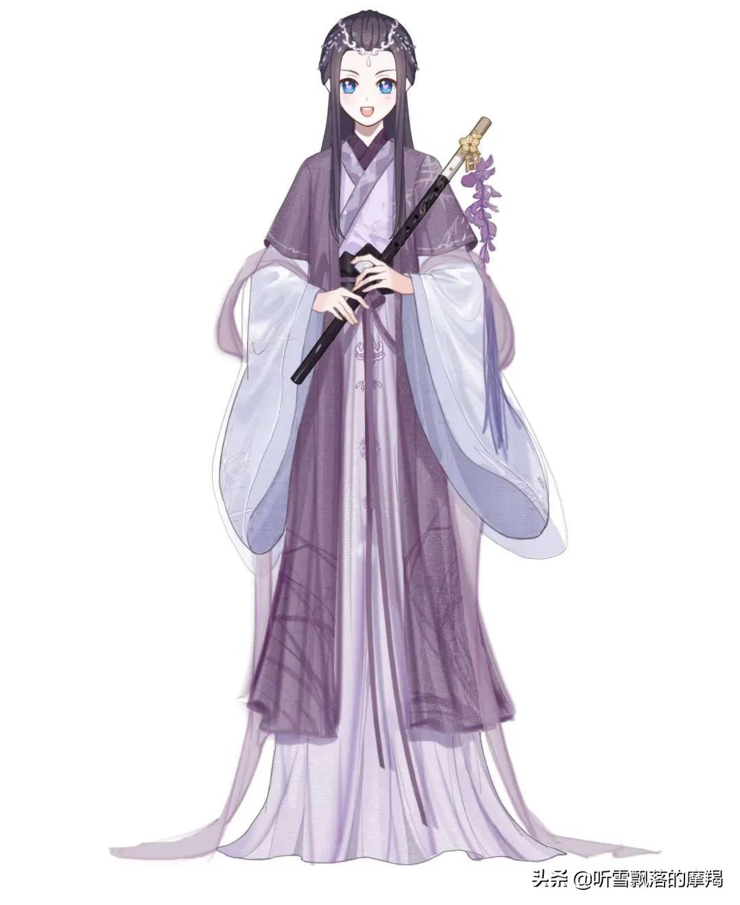 十二星座穿越成古风美女，天秤座最端庄，双鱼座最活泼