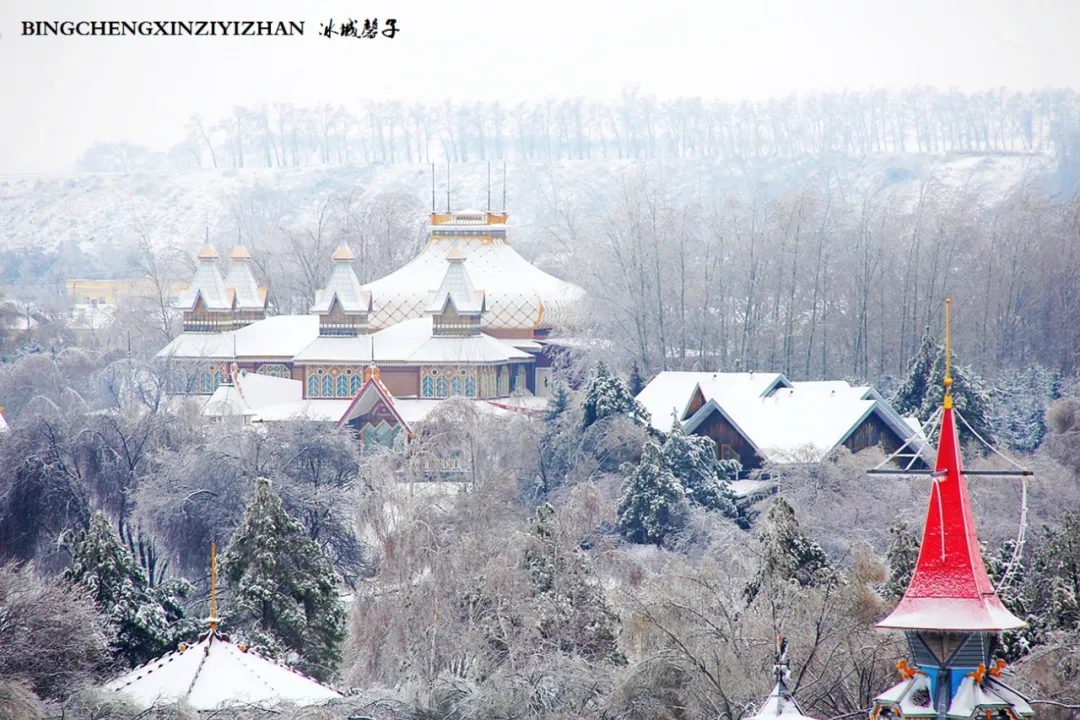 冰城暴雪冻雨之时，却让哈尔滨成为冬的水墨画卷