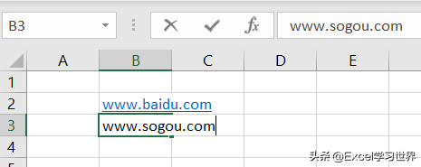 Excel – 输入网址时会产生超链接，有几种办法取消？