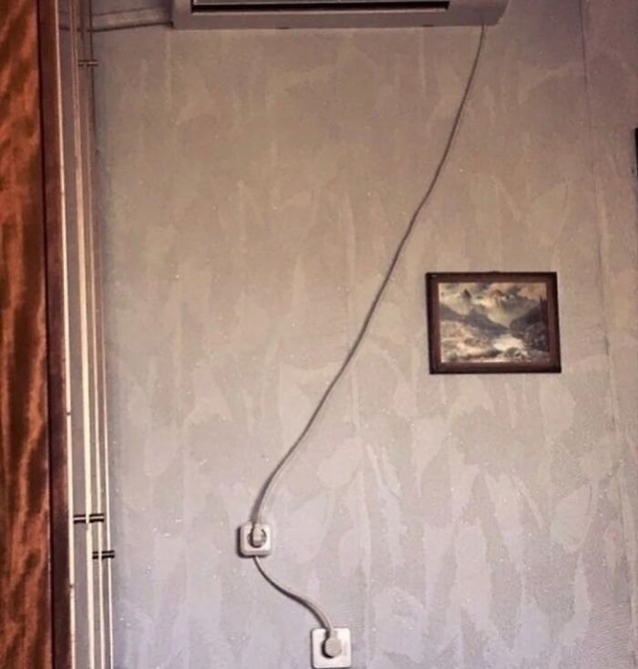 一组照片看俄罗斯的"神"装修，电线接得太霸气，还是国内安全啊