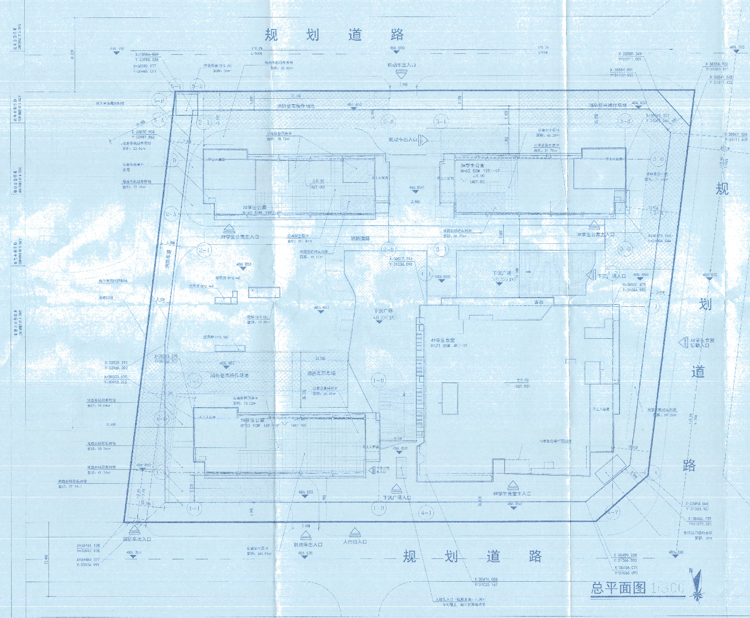 新都区西南石油大学成都校区北校区1号学生公寓工程，鸿运大道北