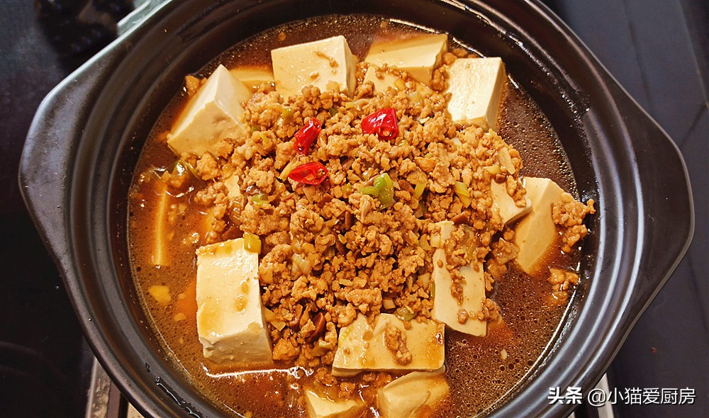 肉末豆腐的做法图片