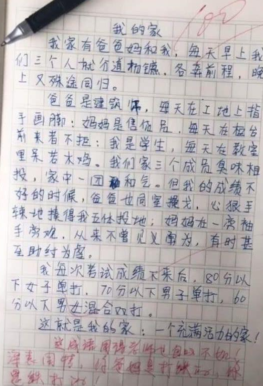 小学生奇葩作文，个个都能让你笑出内伤，网友调侃德云社需要你