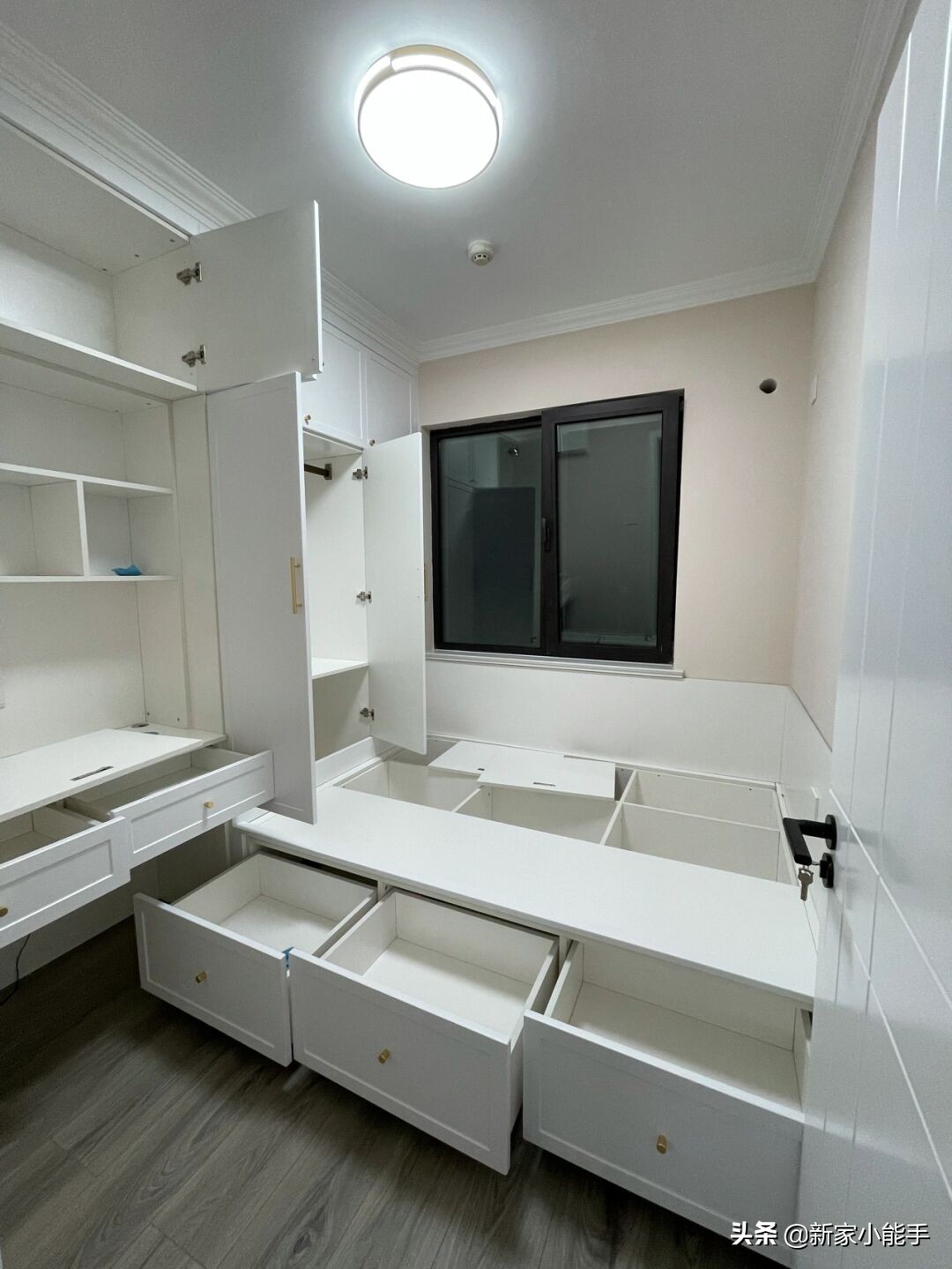 不懂裝潢別亂來，看她家新房，全屋網紅色，還沒家具就很漂亮了