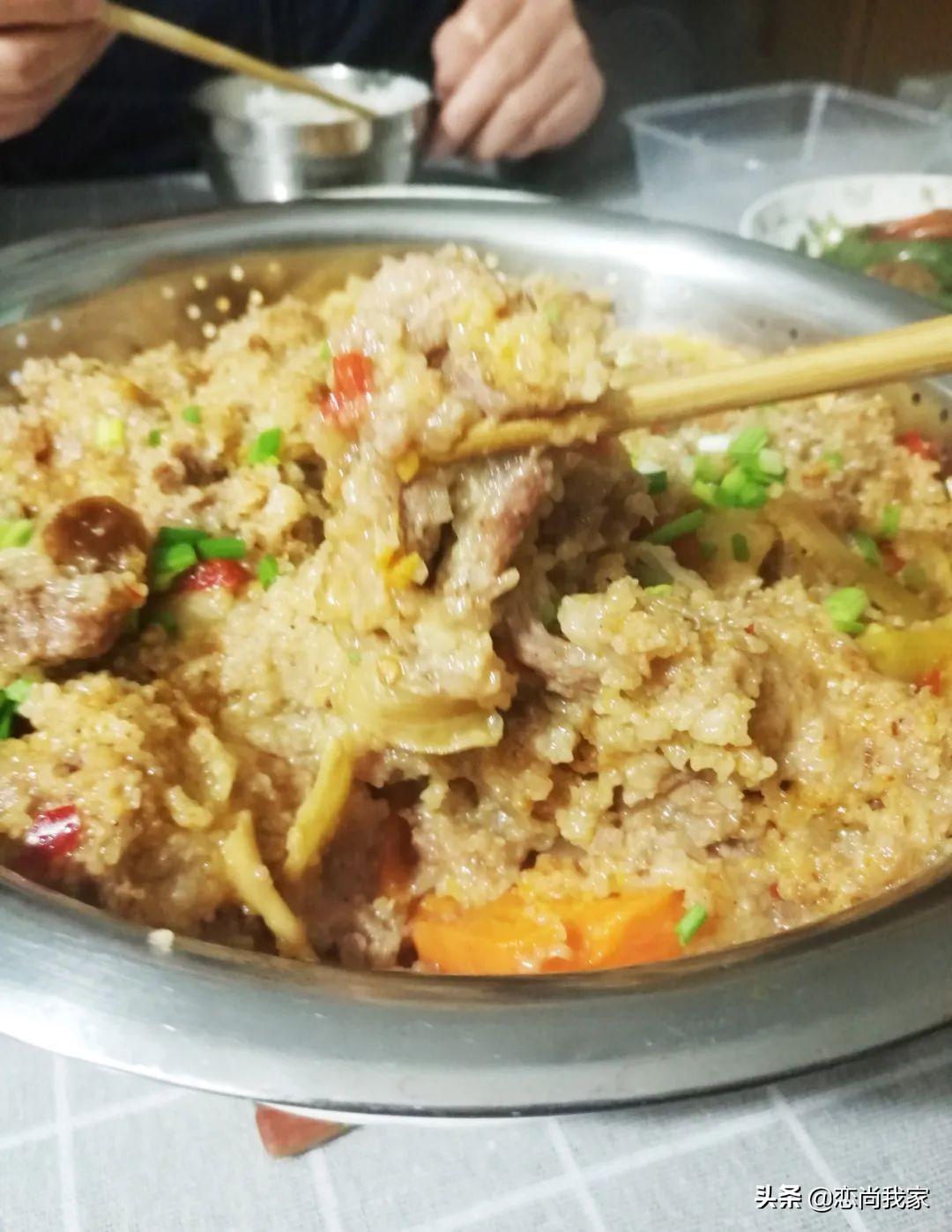 粉蒸羊肉的做法最正宗的做法四川味（11步做出口感好）