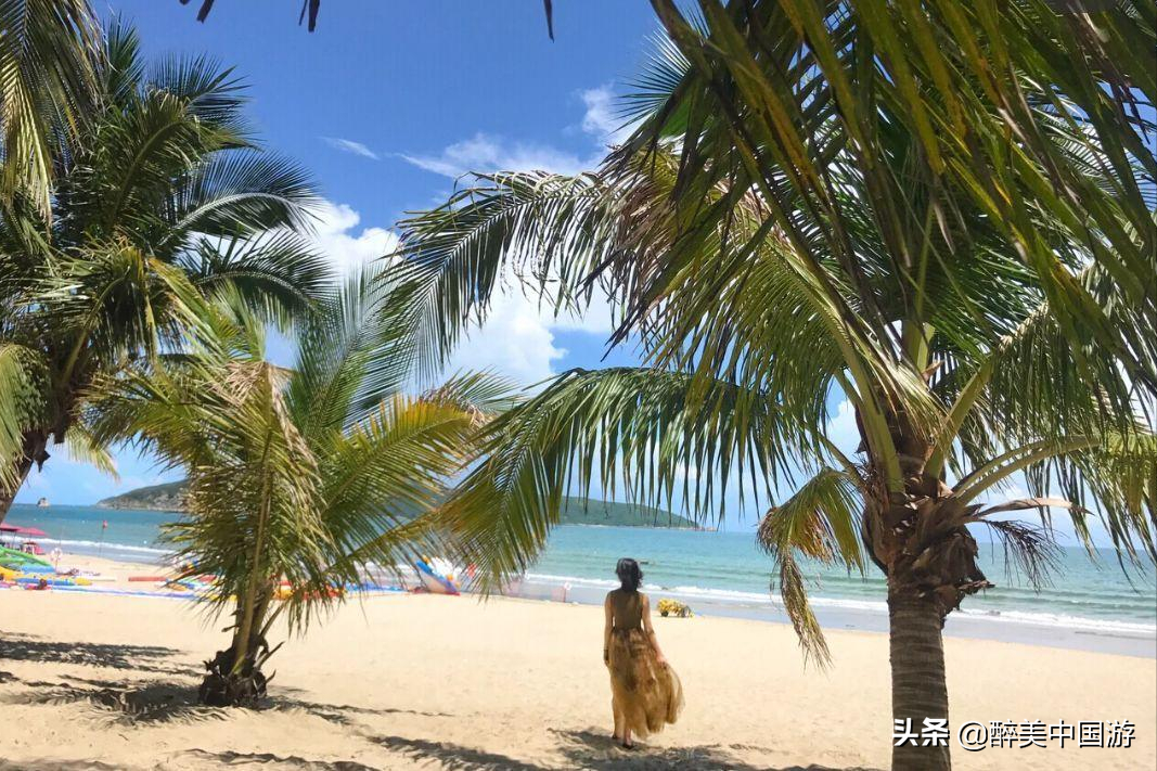 珠海最值得去的沙滩，沙质细软，干净细滑，碧海蓝天，风景宜人