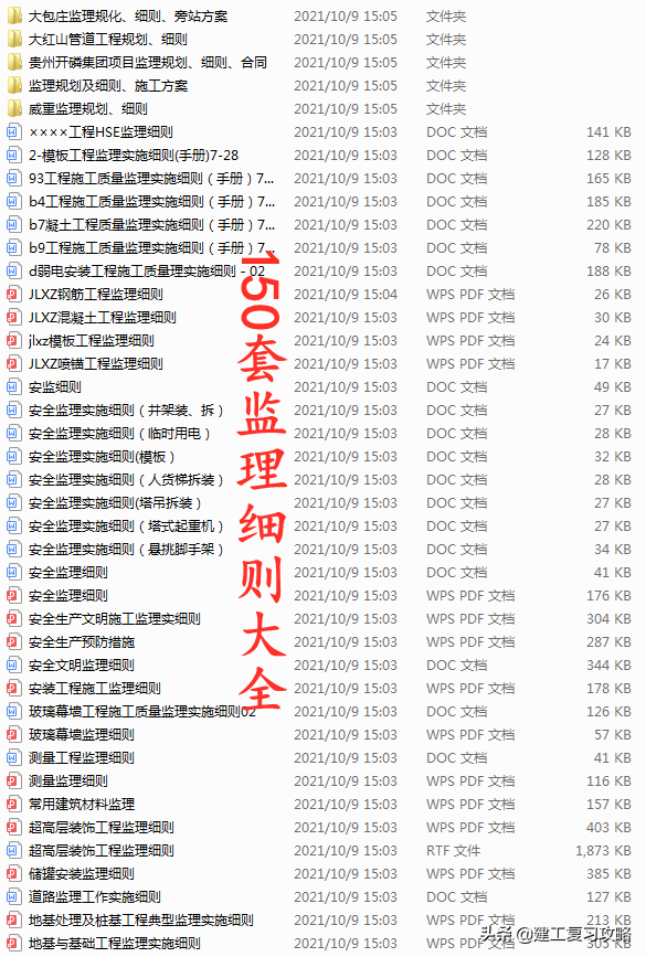 监理不好干？150套监理细则大全，理论与实践相结合，规范又实用