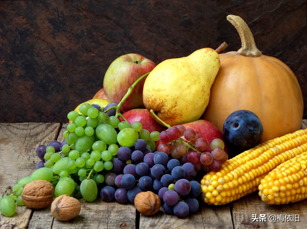 秋天，10种强碱性水果，这种水果排第一，别错过，都是营养好帮手
