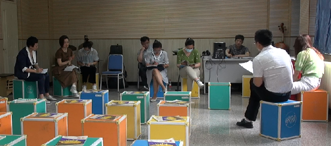 北京市润丰学校开展艺术大学部行政督导课教学展示