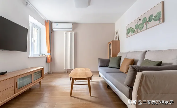 他们家的简约田园风，精准把握空间尺寸，整个空间充满了秩序美感