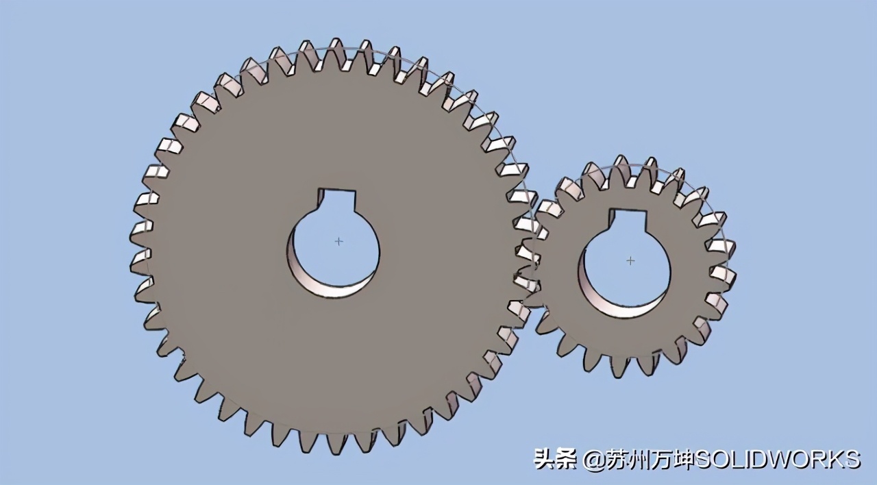 Solidworks如何通过Toolbox创建齿轮机构？