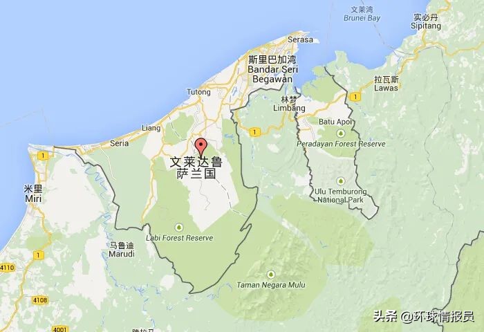 文莱面积(文莱的面积够小了，国土为什么还被马来西亚一分为二？)