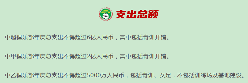 中国足球投入超标(釜底抽薪！中超年度总支出包含青训 恒大鲁能致力青训竟成原罪)