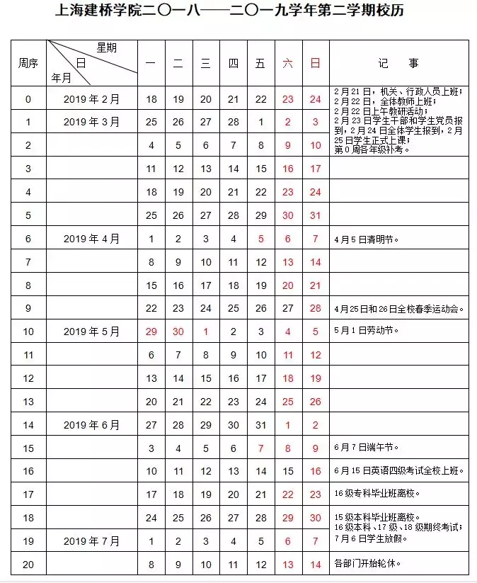 沪上26家高校校历在此！暑假安排一览无余