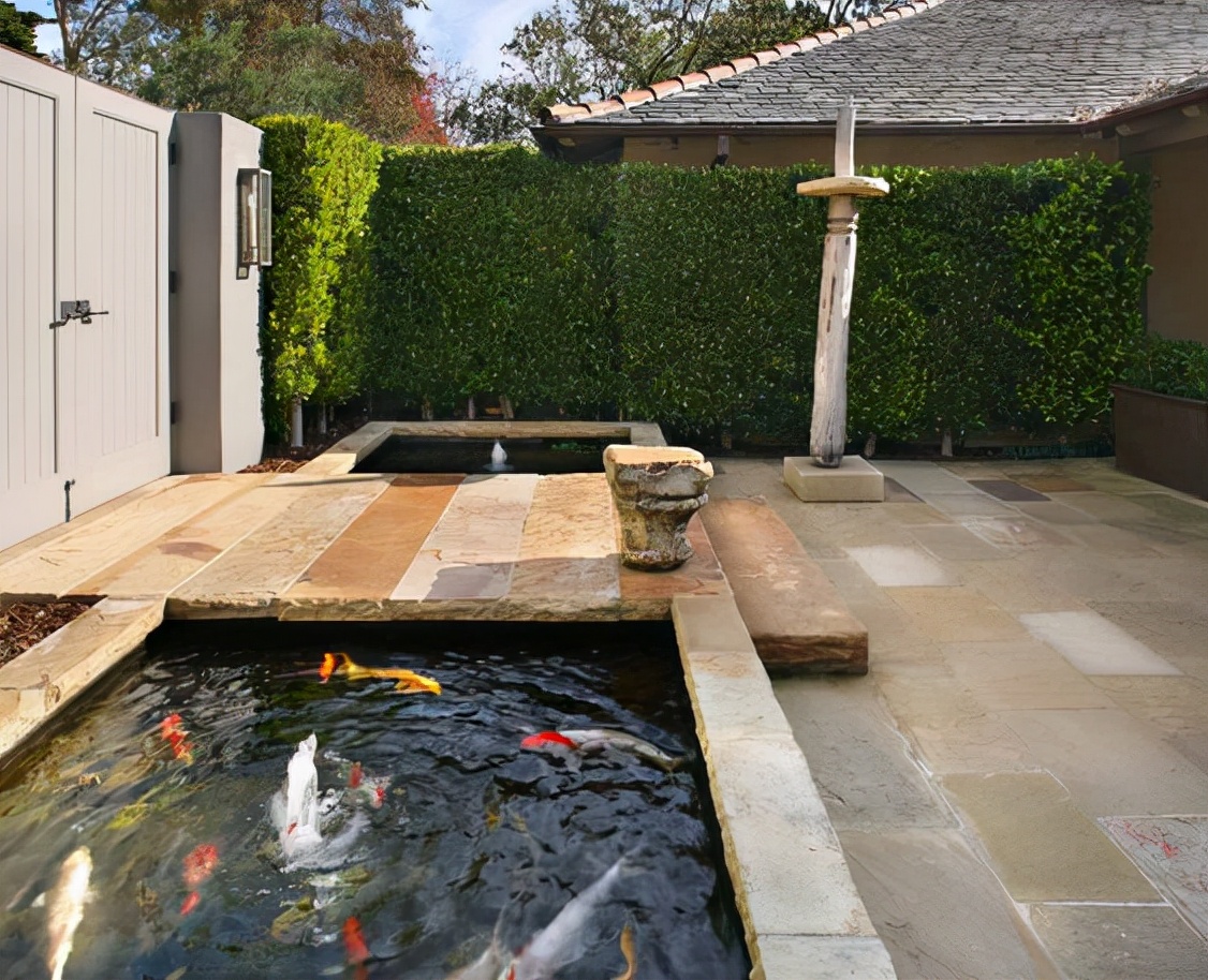 鱼池假山造型图片(30款庭院鱼池设计) - 赤虎壹号