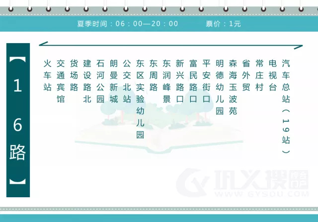 河南省巩义市最新公交线路一览表