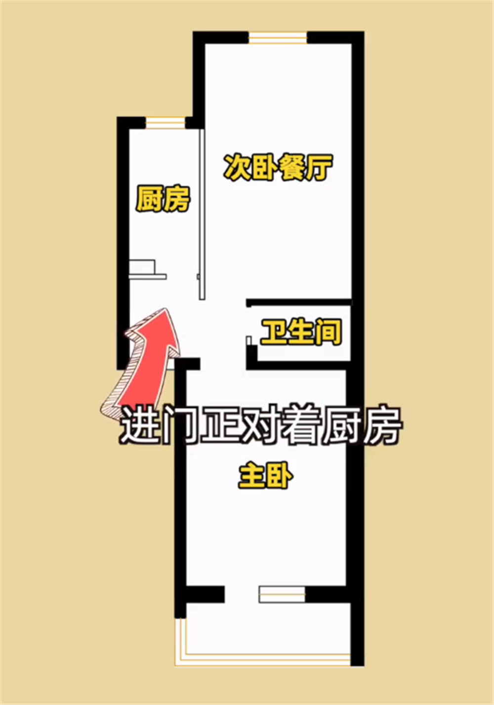 她带儿子住进45㎡学区房：两室无厅老破小变2室2厅，拯救奇葩户型