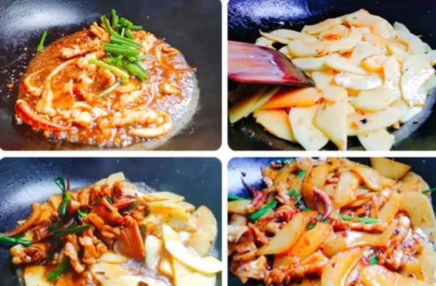 农村媳妇下厨用自家木瓜做成3道美味，简单又美白