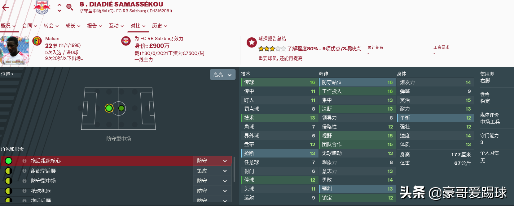 fm2019德甲选什么队伍(FM2019足球经理——两头“红牛”值得使用的球员)