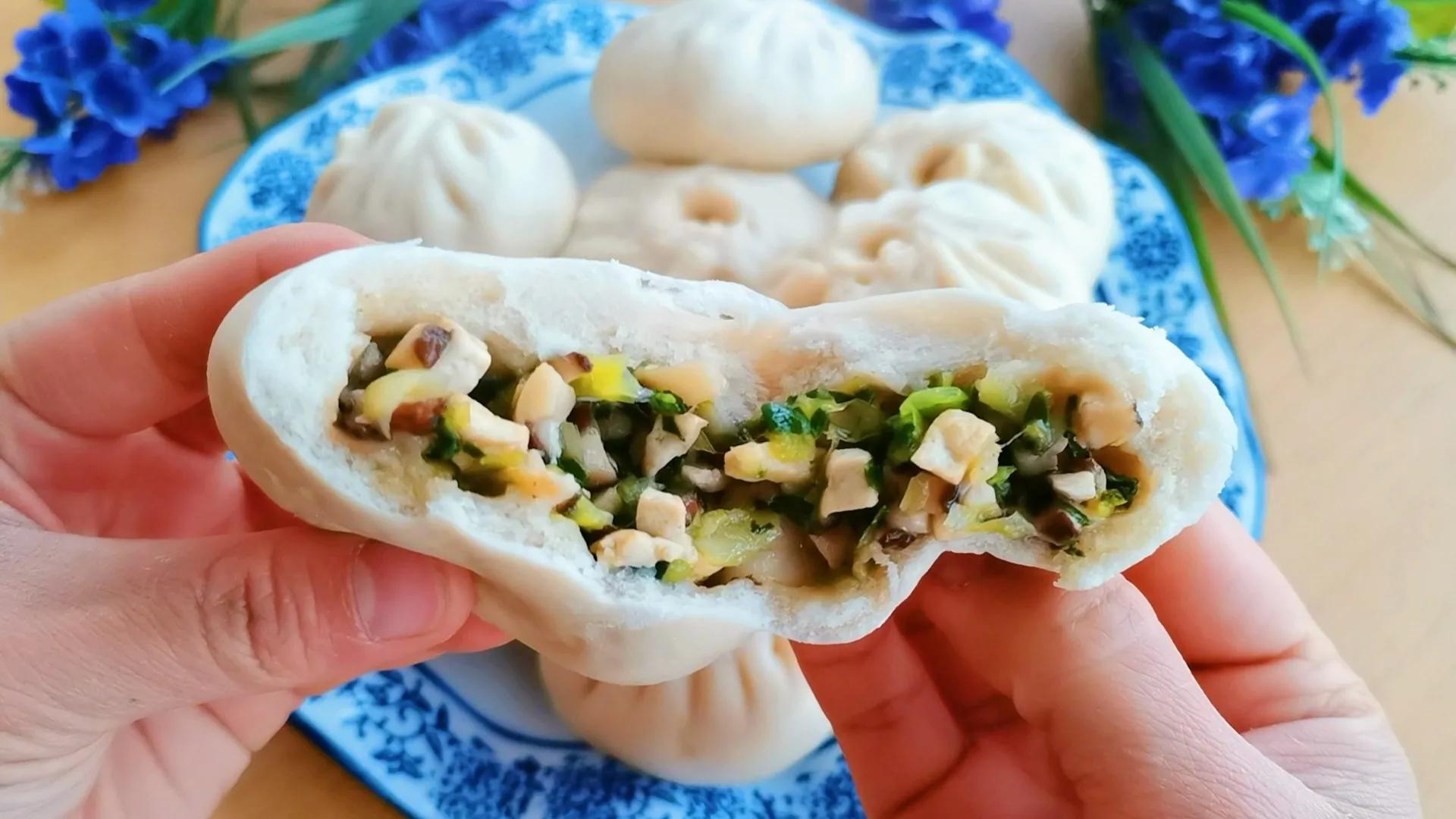 青菜包子的馅怎么做(教你调百吃不腻的香菇青菜馅)