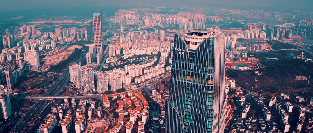 上帝视角下的南宁,你有被震撼到吗?触摸城市天际线的感觉太酷了