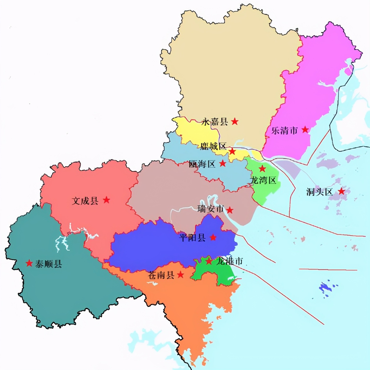 温州人口数量2022总数（温州人口分布图一览）