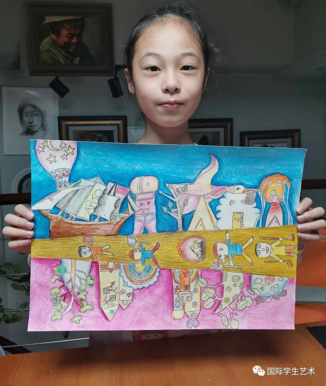 世界杯比赛获奖作品(喜报——第八届世界杯青少年绘画大赛二期获奖作品欣赏)