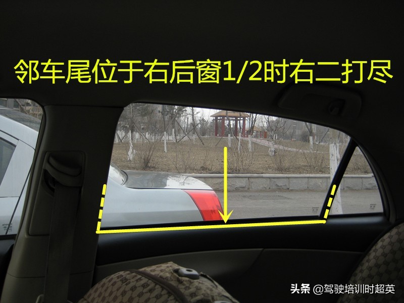 向道路右侧、侧方位泊车及出车位操作要领