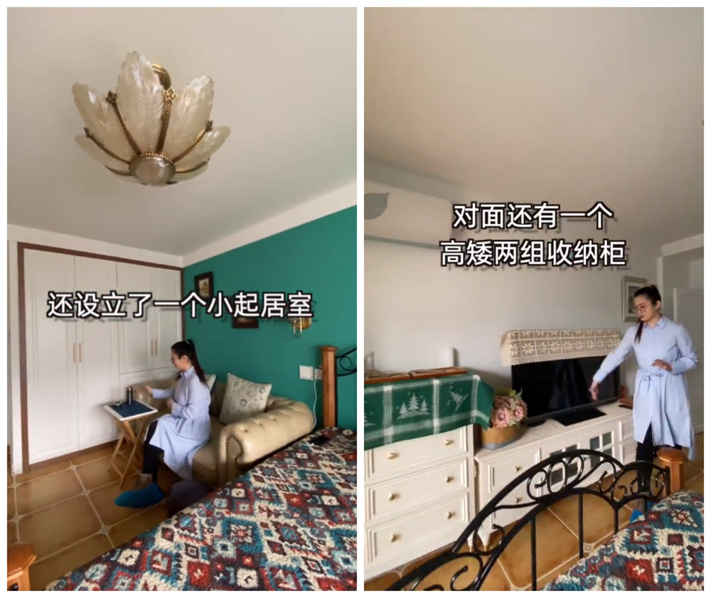 她带儿子住进45㎡学区房：两室无厅老破小变2室2厅，拯救奇葩户型