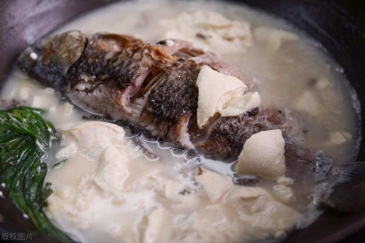 鲫鱼豆腐汤，怎样才能熬出白汤？鱼肉提前煎一步，汤汁更白更香