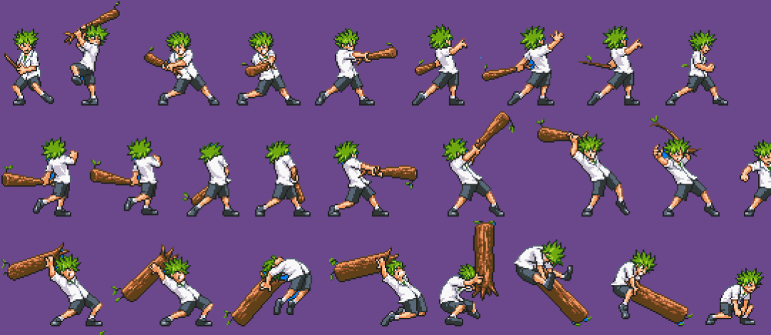 笨办法学像素画:像素画逐帧动画高效率制作方法