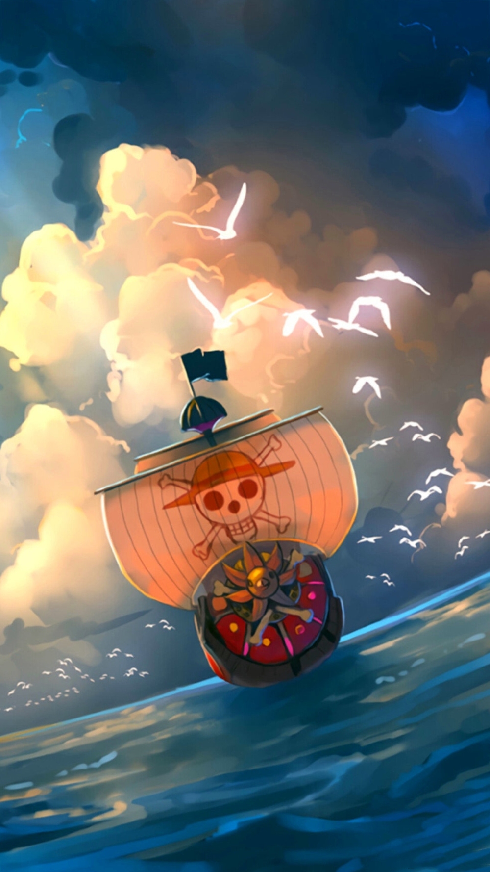 手机主题壁纸14期- 海贼王>向往大海,梦想启航