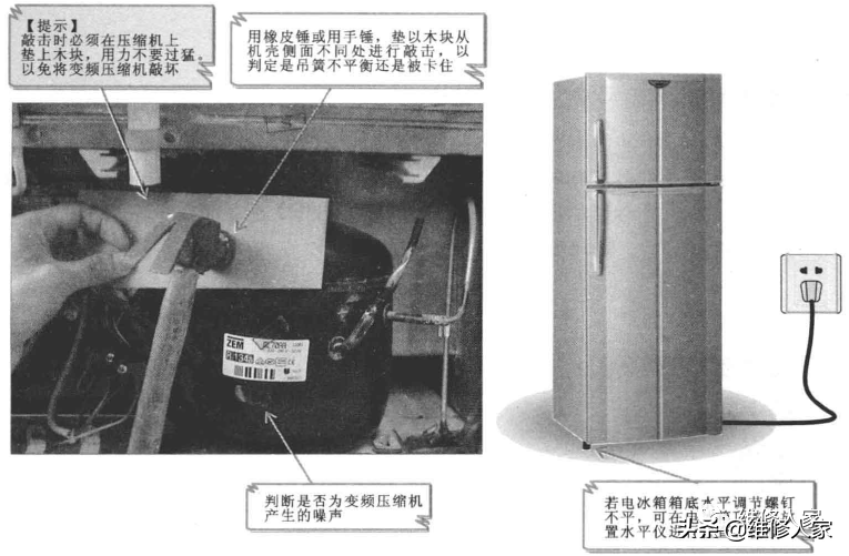 变频电冰箱故障检修方案