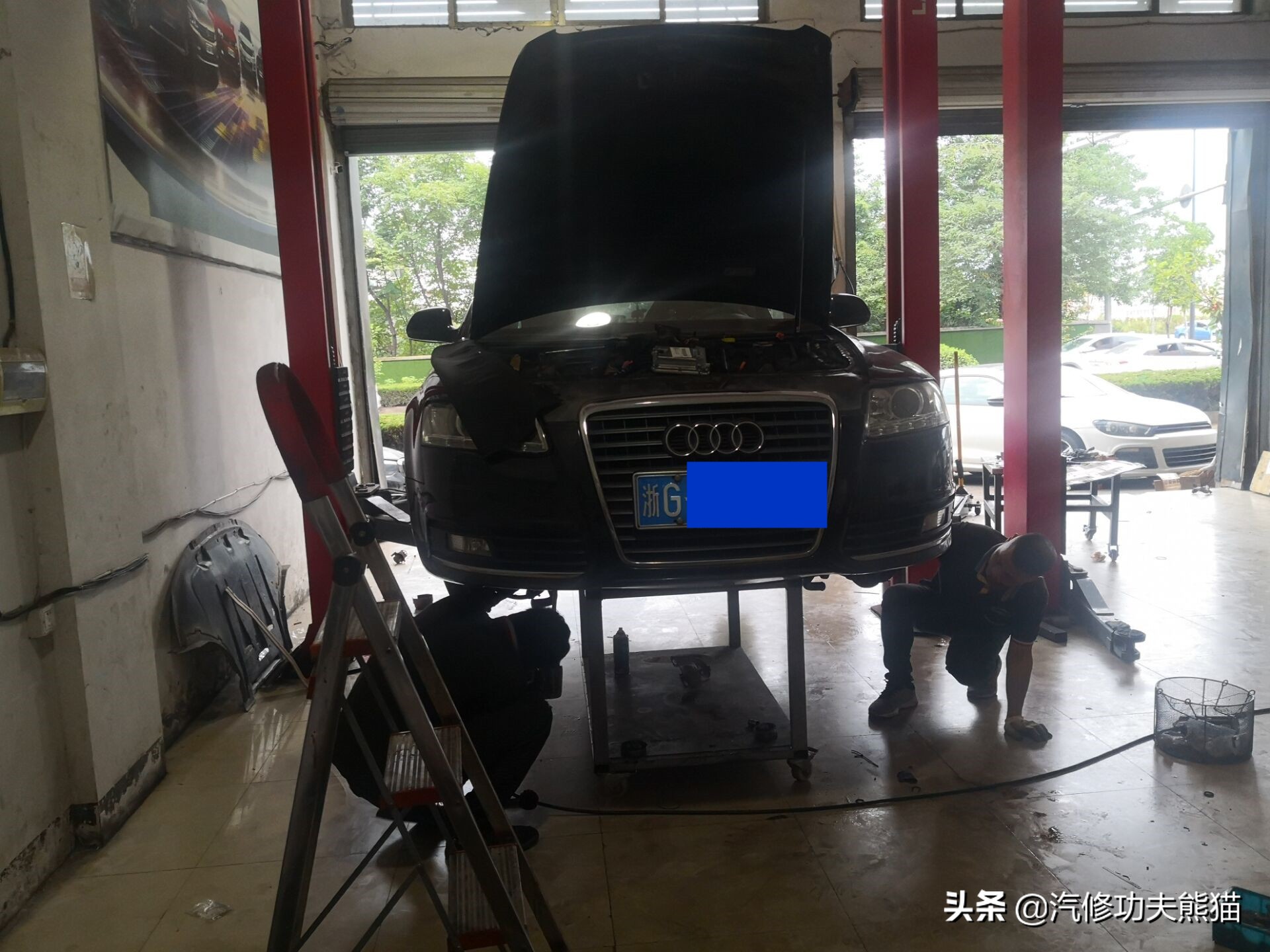 十年奥迪老A6L2.0严重烧机油彻底修复，老骥伏枥志在千里